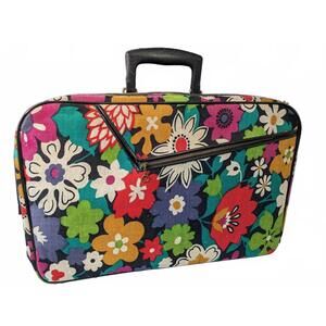 A. D. Sutton & Sons Japan 1960s Laptop Bag 17" Flower Power